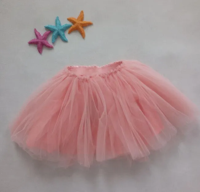 MAKA Kids Baby Girls Skirt Kids Cute Ball Gown Dance Pettiskirt Net Veil Skirt Toddler Wedding Party Fluffy Tulle TUTU Skirts
