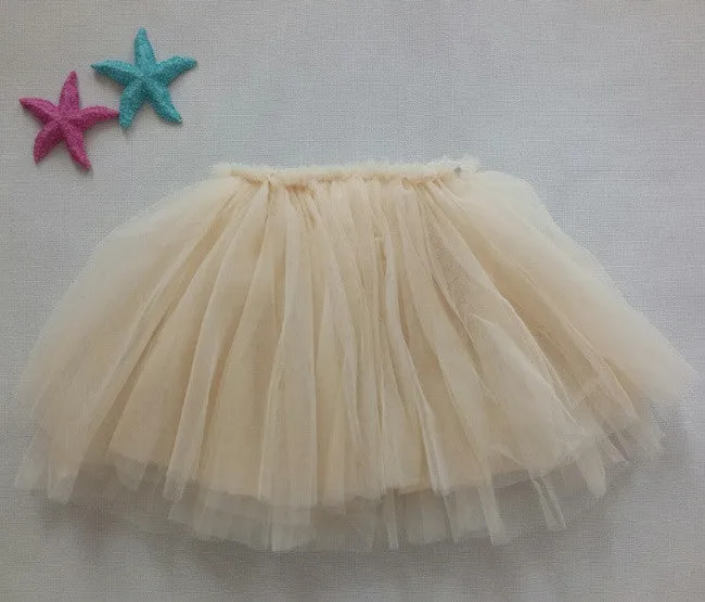 MAKA Kids Baby Girls Skirt Kids Cute Ball Gown Dance Pettiskirt Net Veil Skirt Toddler Wedding Party Fluffy Tulle TUTU Skirts