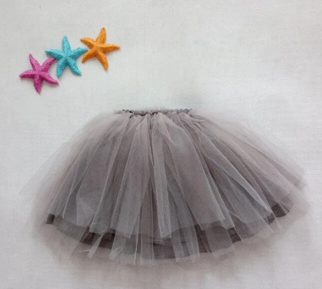 MAKA Kids Baby Girls Skirt Kids Cute Ball Gown Dance Pettiskirt Net Veil Skirt Toddler Wedding Party Fluffy Tulle TUTU Skirts