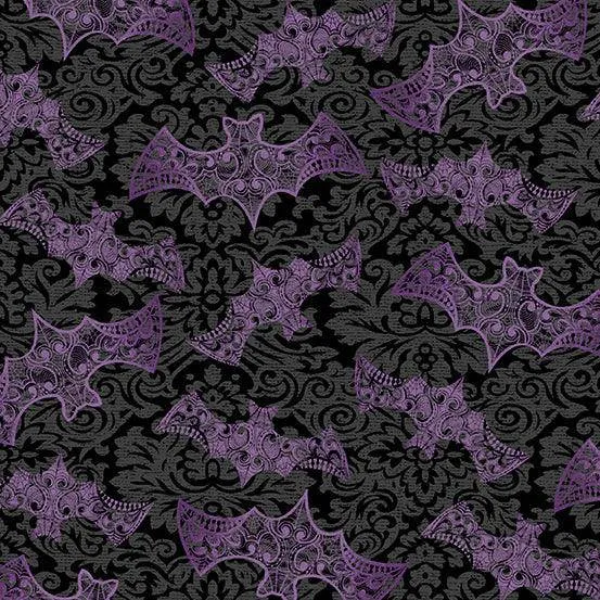 Makower - Mystery Manor - Fat Quarter Pack - Purple Moon (3)