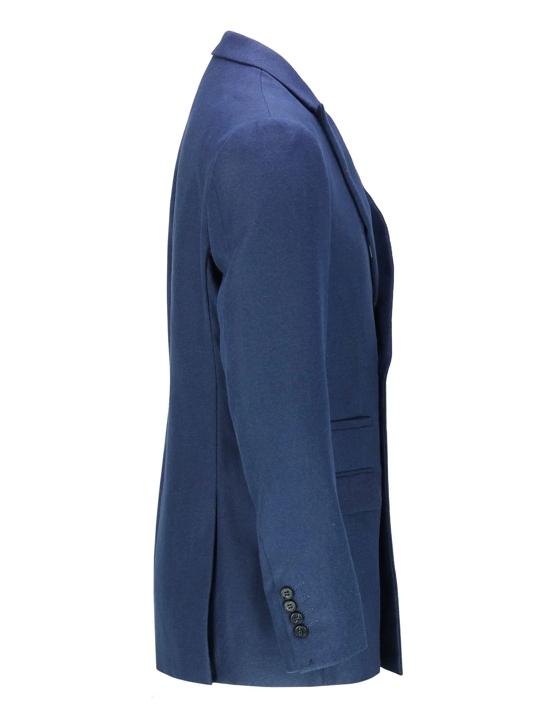 MARCO - DOUBLE BREASTED NAVY TWEED JACKET