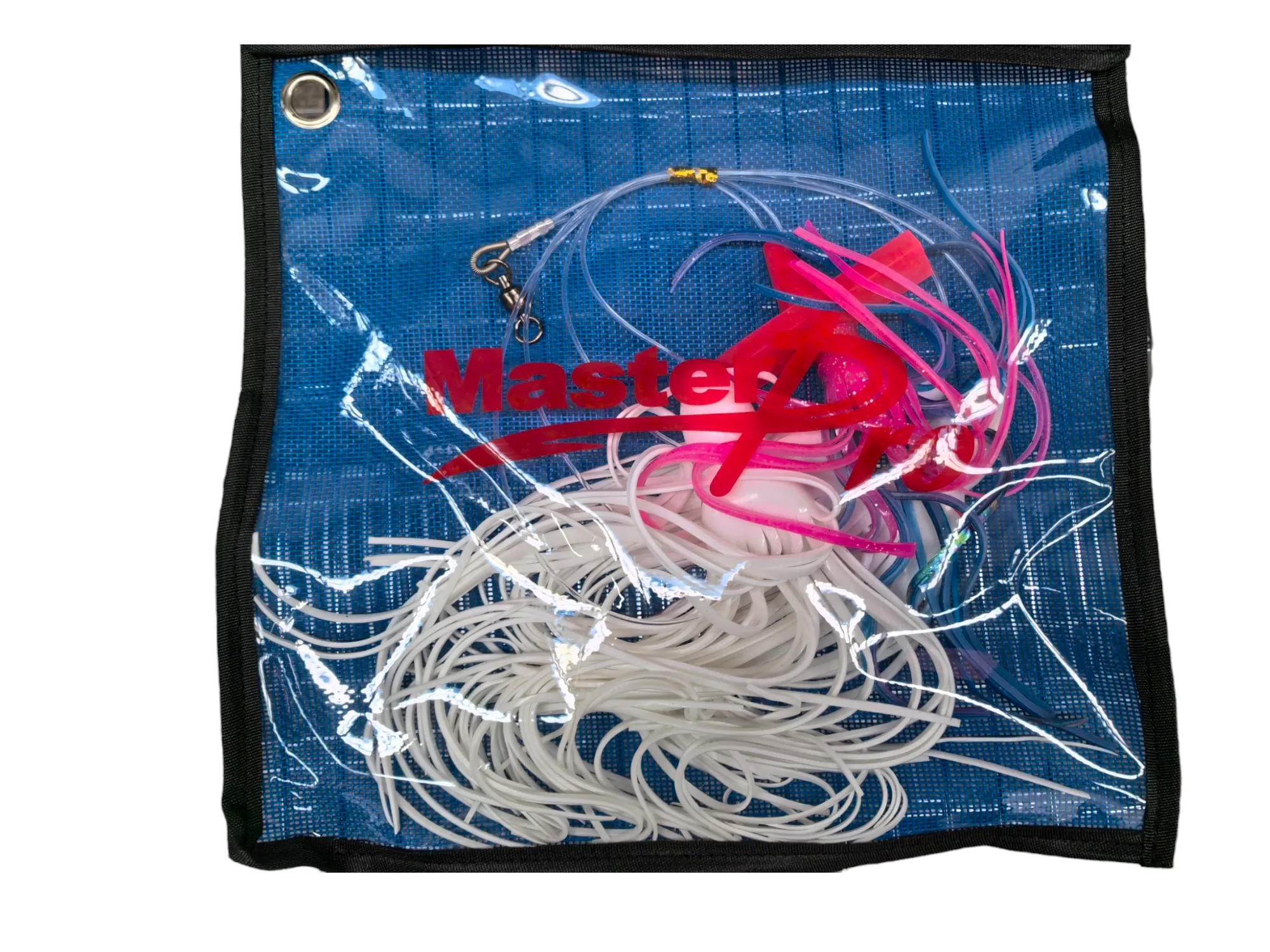 Masterpro Daisy Chain Game Fishing Teaser White 30cm (12") Squid With Skirt Exciter Fishing Tackle