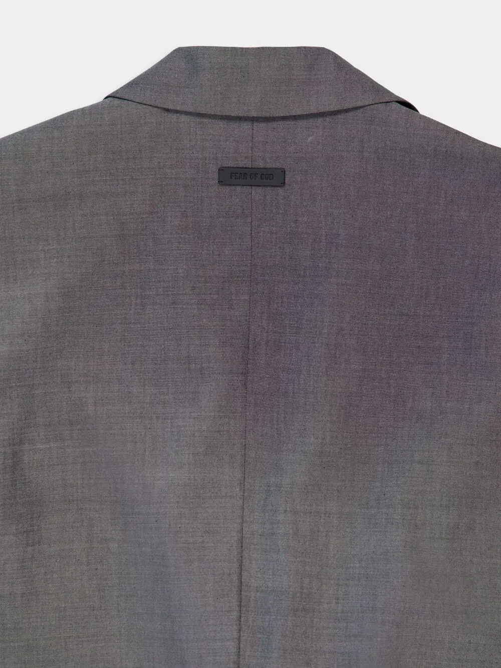Melange Titanium Grey Oxford California Blazer