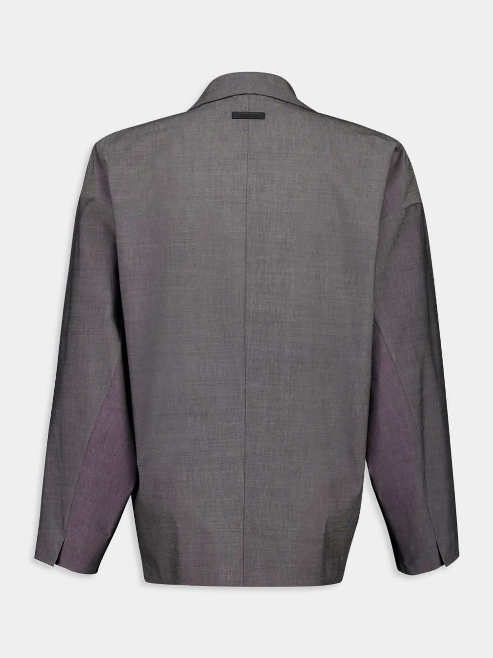 Melange Titanium Grey Oxford California Blazer