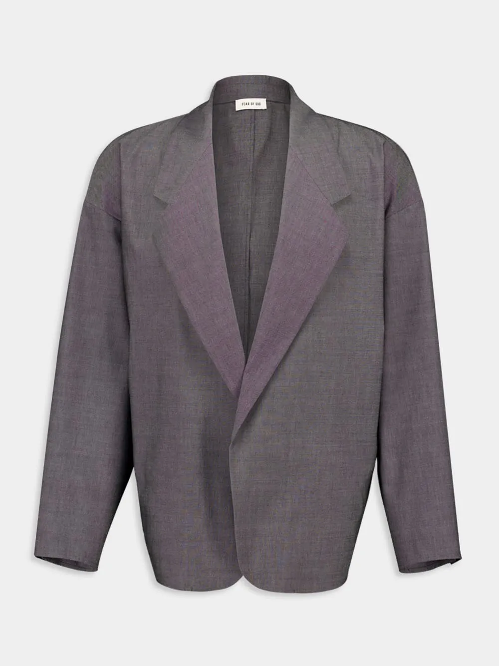 Melange Titanium Grey Oxford California Blazer