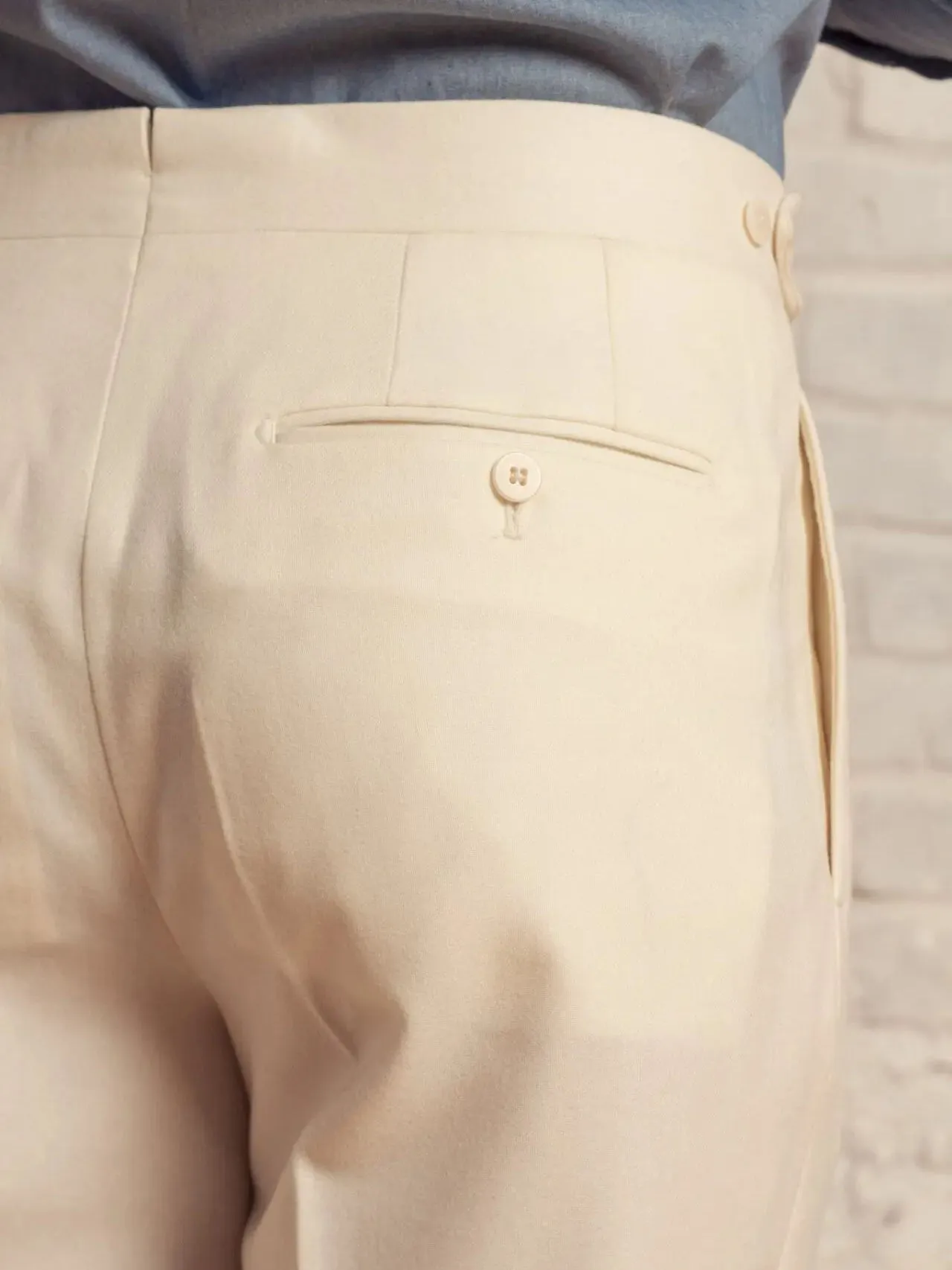 MEN'S SOLID COLOR BUTTON PANTS – CLASSIC & VERSATILE