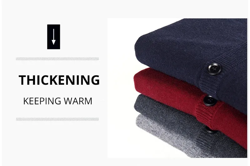 Men’s V-Neck Slim Fit Cardigan Sweater – Winter Korean Style Knitwear, Casual Fashion Coat