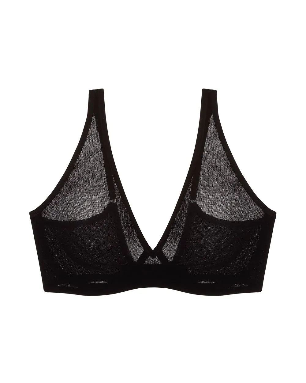Mesh Unlined Underwire Bra