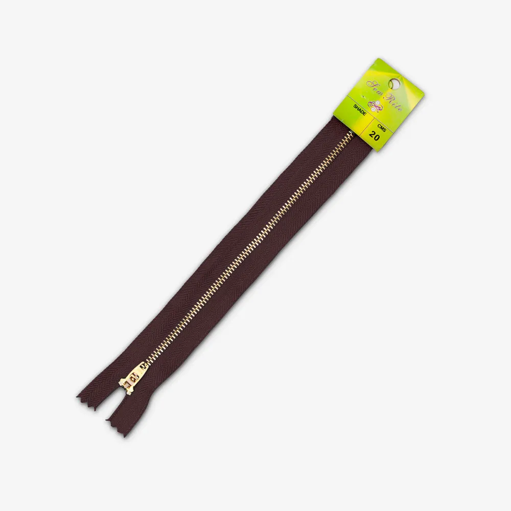 Metal Trouser Zips 20cm