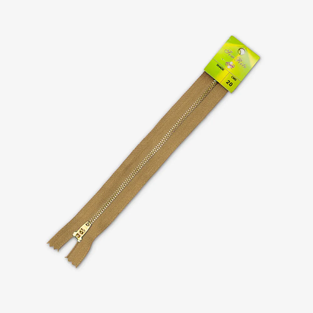 Metal Trouser Zips 20cm