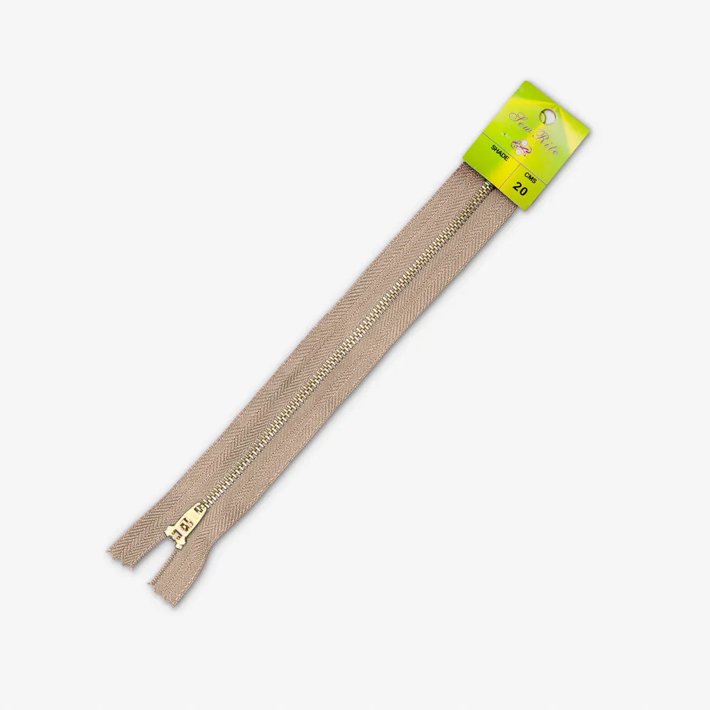 Metal Trouser Zips 20cm