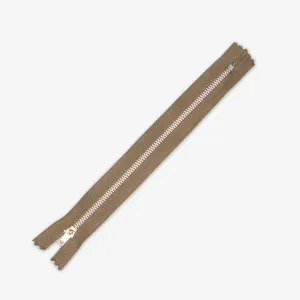 Metal Trouser Zips Military - 20cm