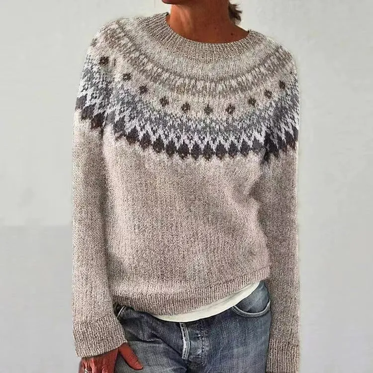 Michelle – Retro Winter Sweater
