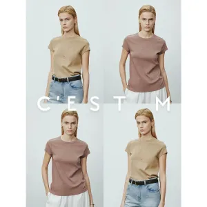 Minimalistic Short-Sleeve T-Shirt