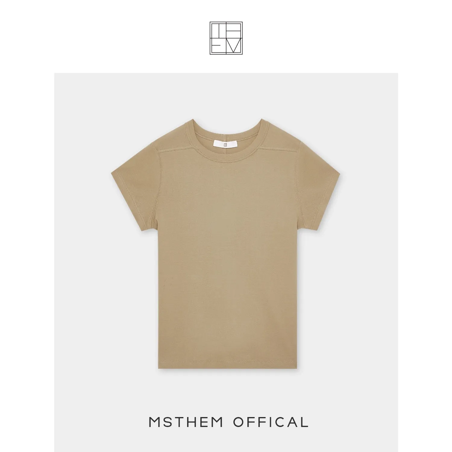 Minimalistic Short-Sleeve T-Shirt