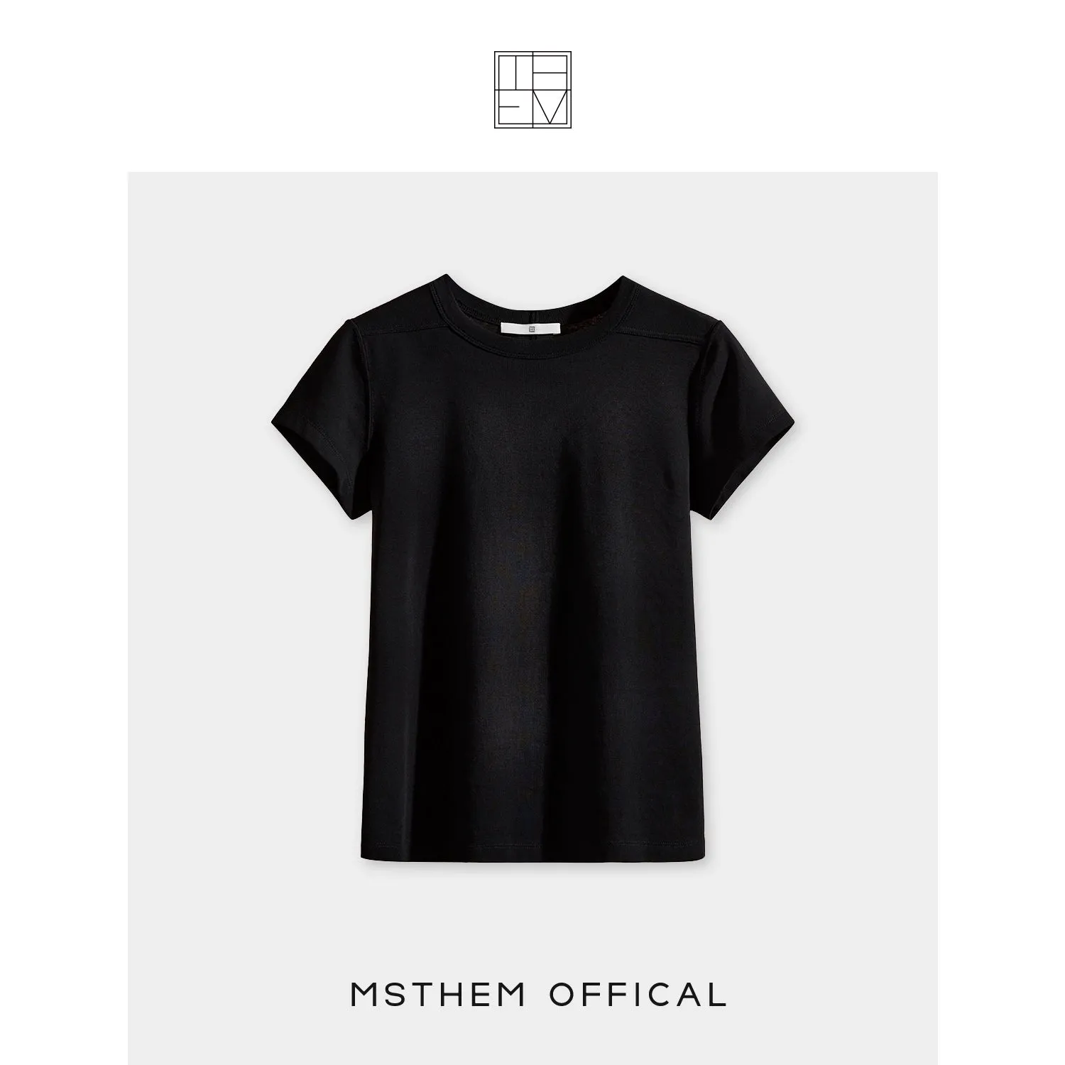Minimalistic Short-Sleeve T-Shirt
