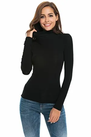 Mock Turtleneck Layering Top