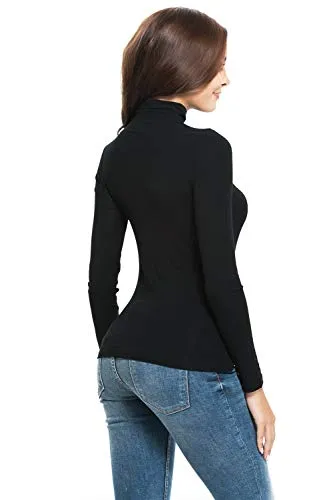 Mock Turtleneck Layering Top