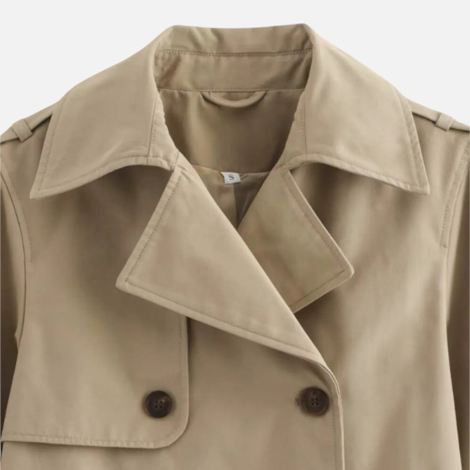 Monacogents | Vintage Cropped Trench Coat