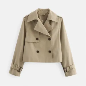 Monacogents | Vintage Cropped Trench Coat
