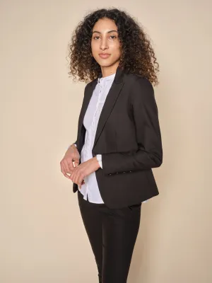 Mos Mosh Blake Night Blazer - Slate Black (Brown)