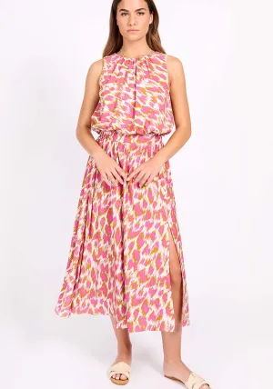 Multi Print Midaxi Skirt - Multicolour