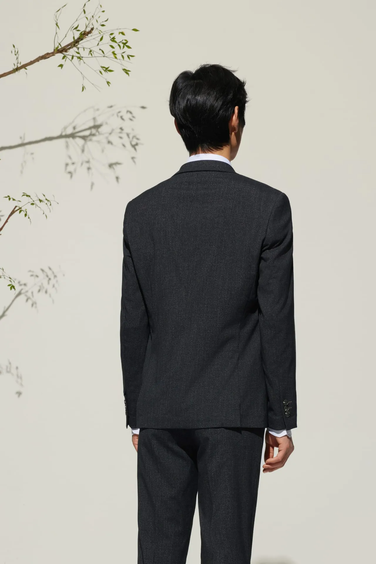 Multi-Way Stretch Smart Fit Texture Suit Blazer