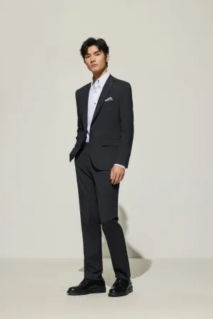 Multi-Way Stretch Smart Fit Texture Suit Blazer