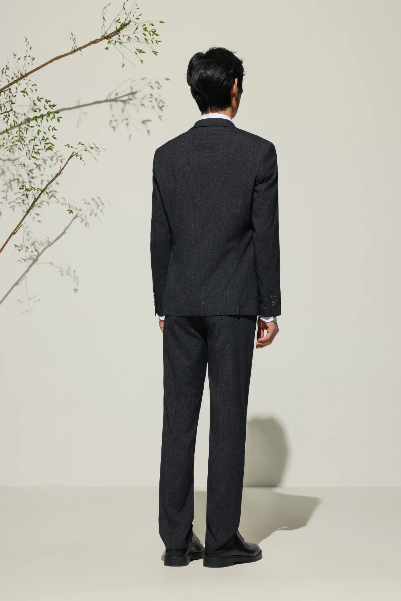 Multi-Way Stretch Smart Fit Texture Suit Blazer
