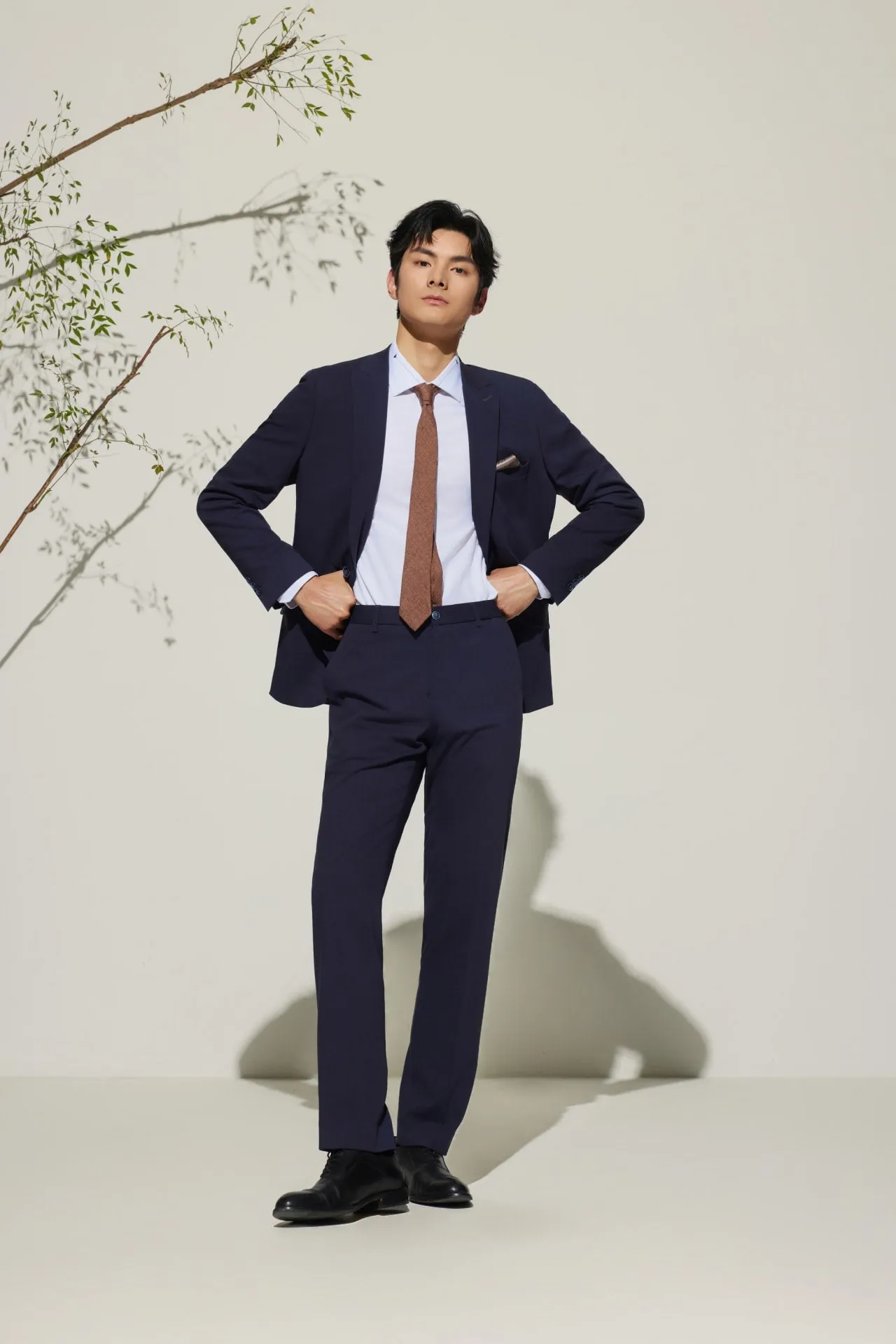 Multi-Way Stretch Smart Fit Twill Suit Blazer