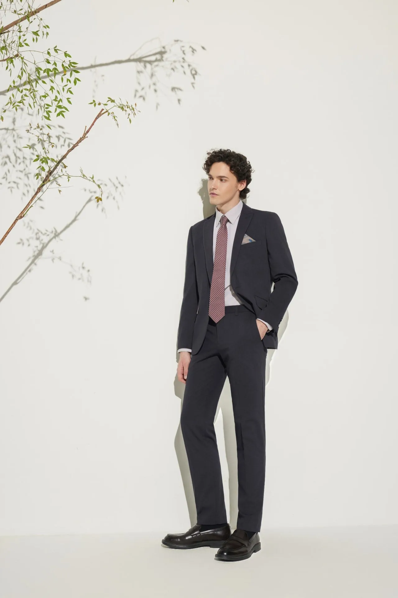 Multi-Way Stretch Smart Fit Twill Suit Blazer