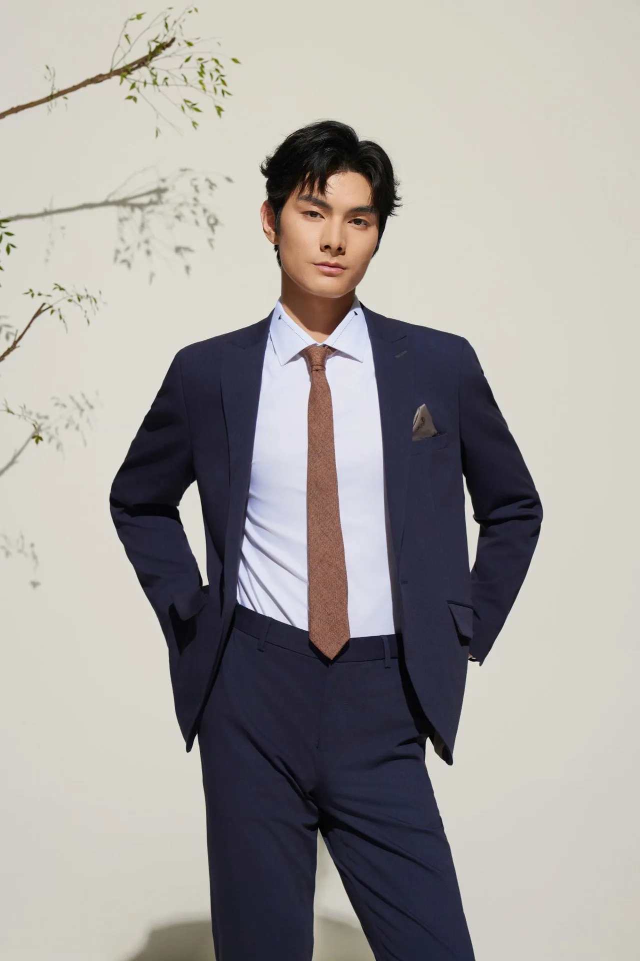 Multi-Way Stretch Smart Fit Twill Suit Blazer