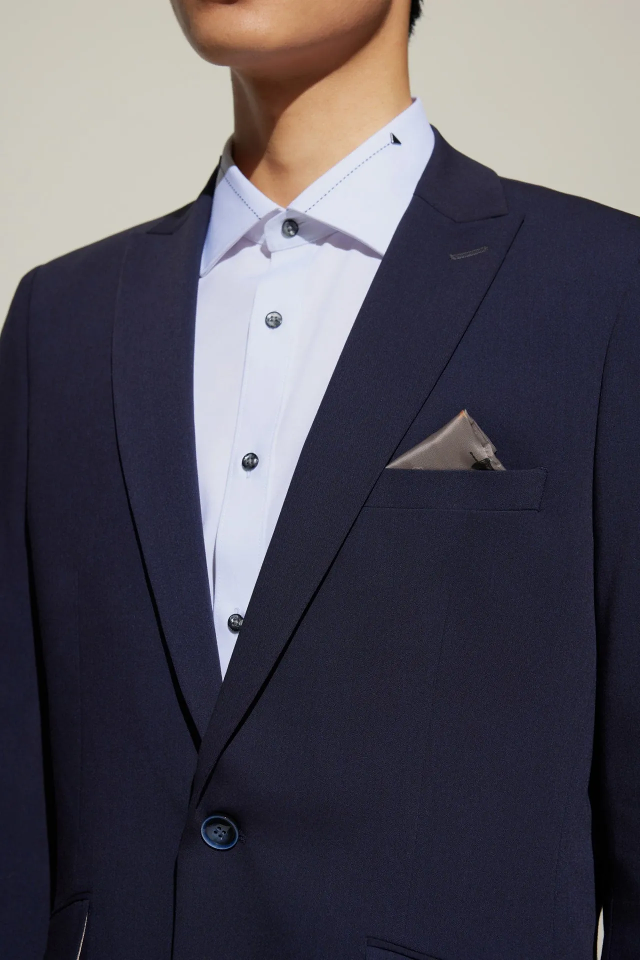 Multi-Way Stretch Smart Fit Twill Suit Blazer