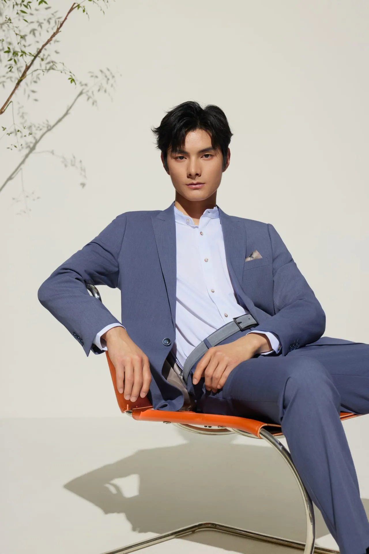Multi-Way Stretch Smart Fit Twill Suit Blazer