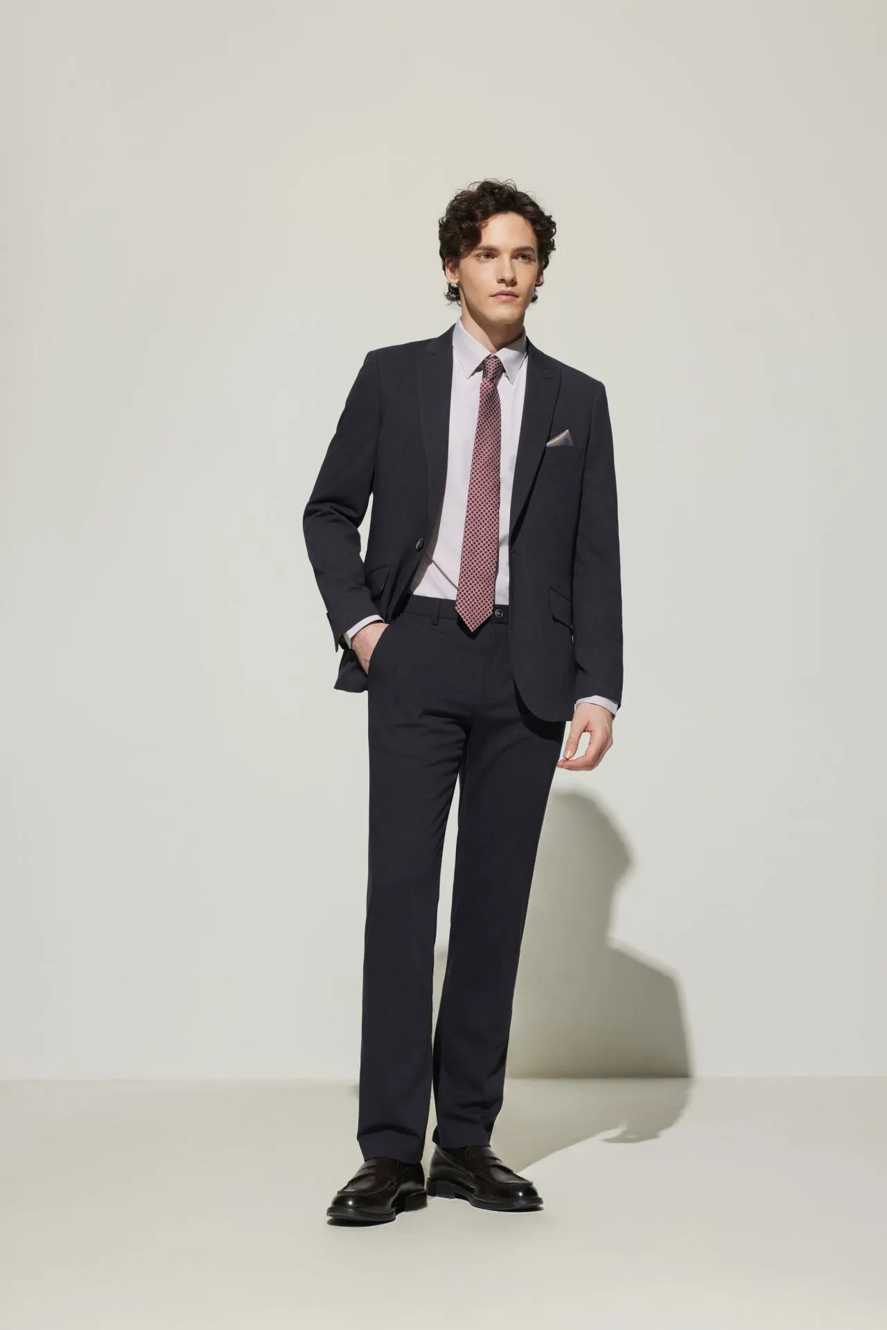 Multi-Way Stretch Smart Fit Twill Suit Blazer