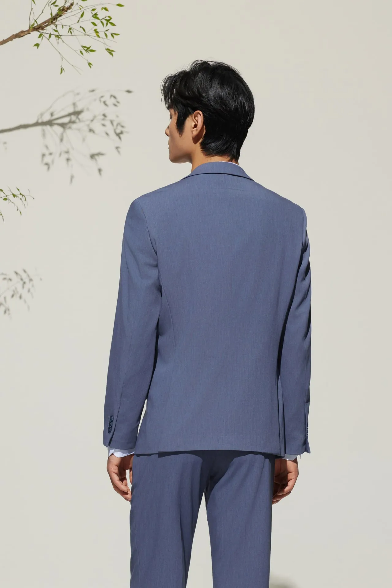 Multi-Way Stretch Smart Fit Twill Suit Blazer