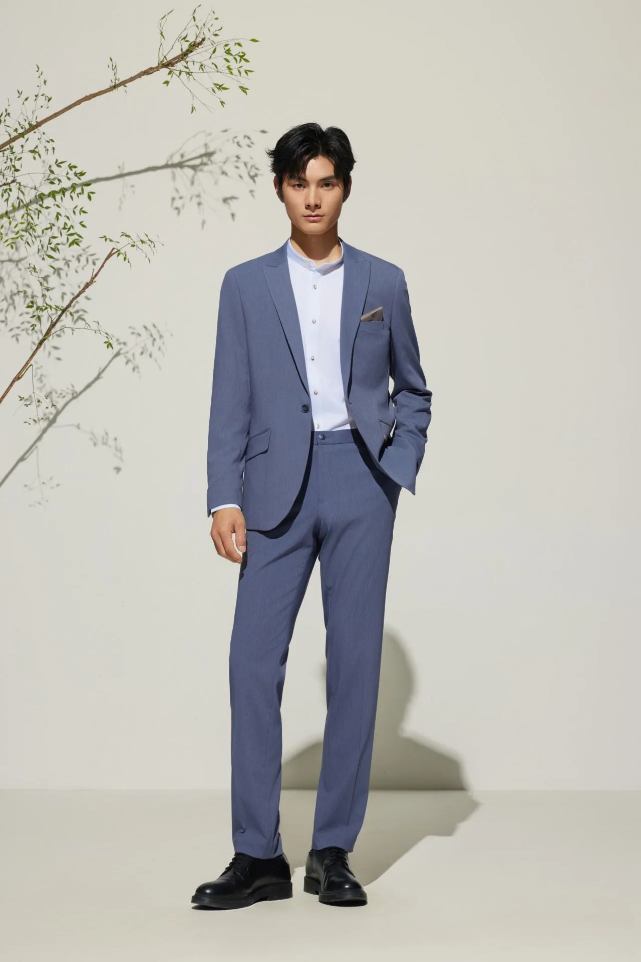 Multi-Way Stretch Smart Fit Twill Suit Blazer