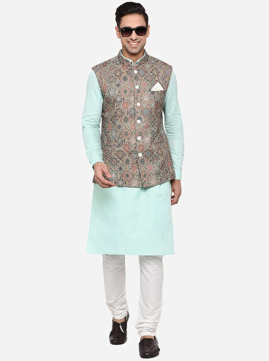Multicolor Bandhgala Jacket | JB Studio