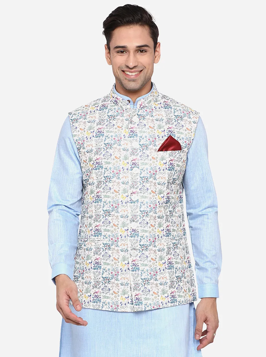 Multicolor Bandhgala Jacket | JB Studio