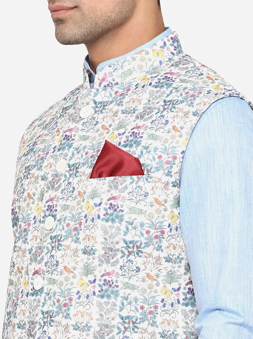Multicolor Bandhgala Jacket | JB Studio