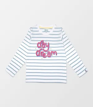 Multicoloured Day Dream Slogan Print Top