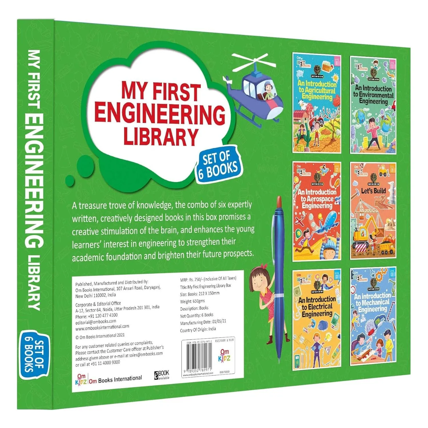 My First Engineering Collection of 6 Books Set by Shweta Sinha