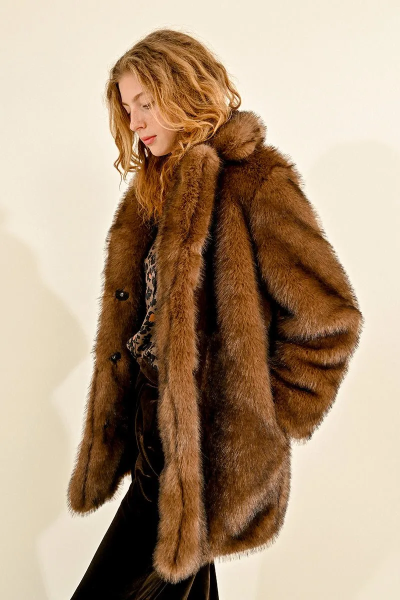 My Mink or Yours Faux Fur Jacket