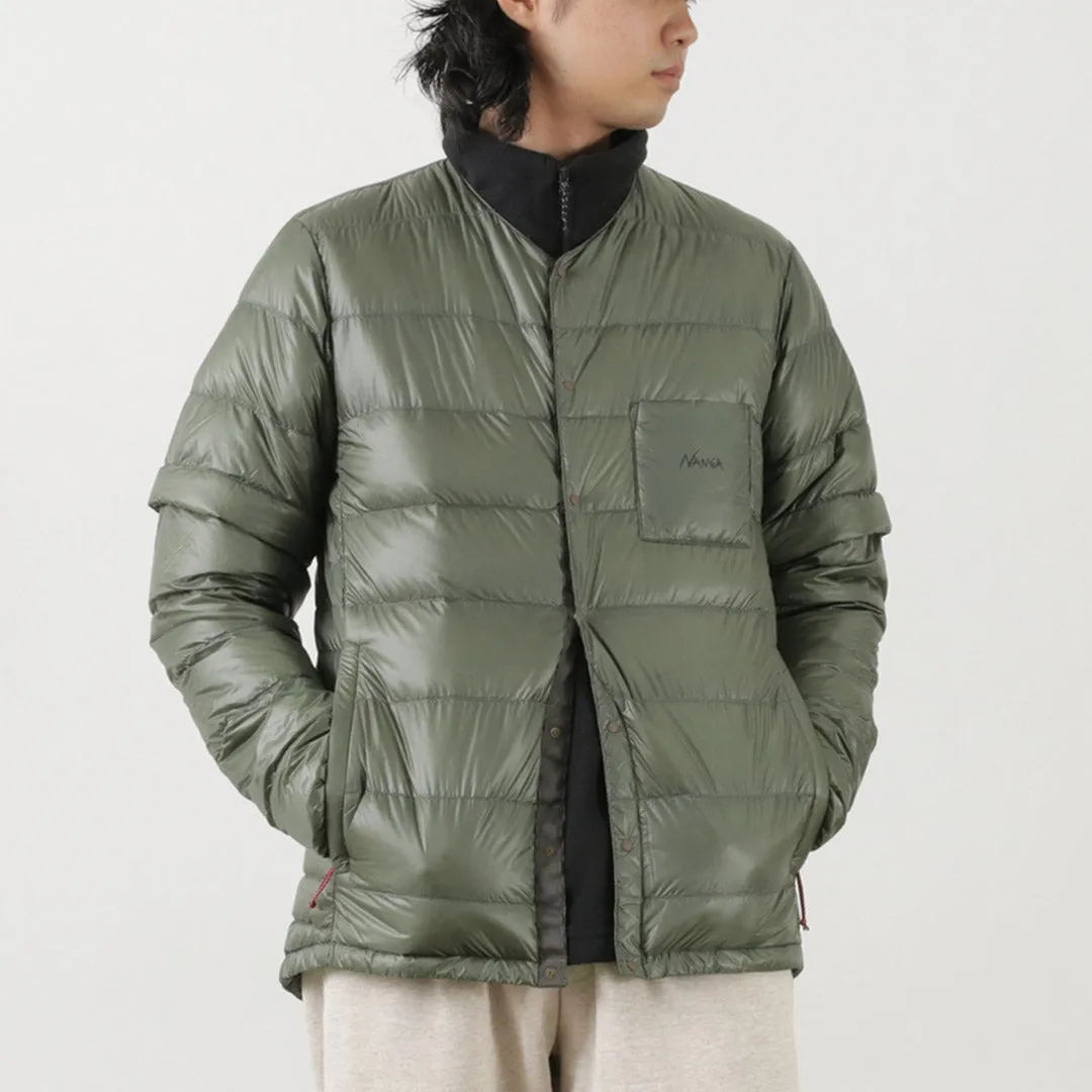 NANGA / Inner Down Cardigan Detachable Sleeve