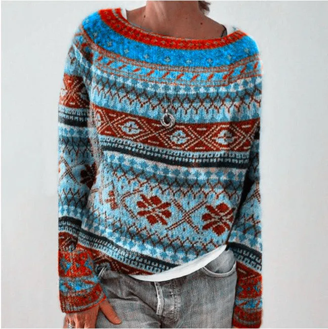 Natalie – Retro Winter Sweater