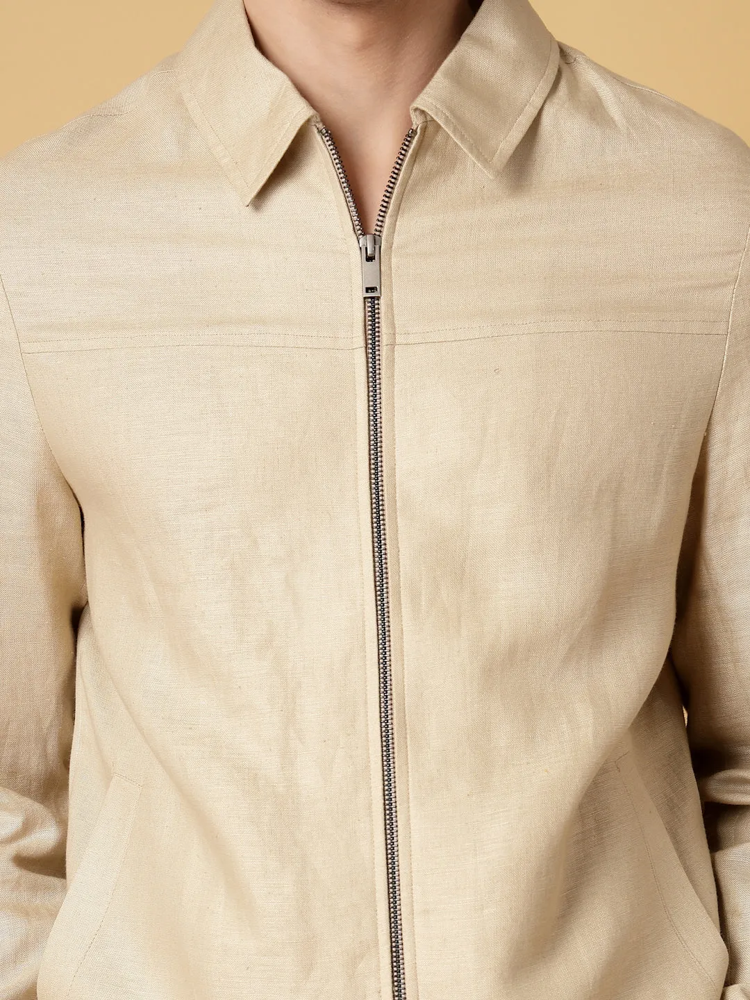 Natural Cotton Hemp Shacket