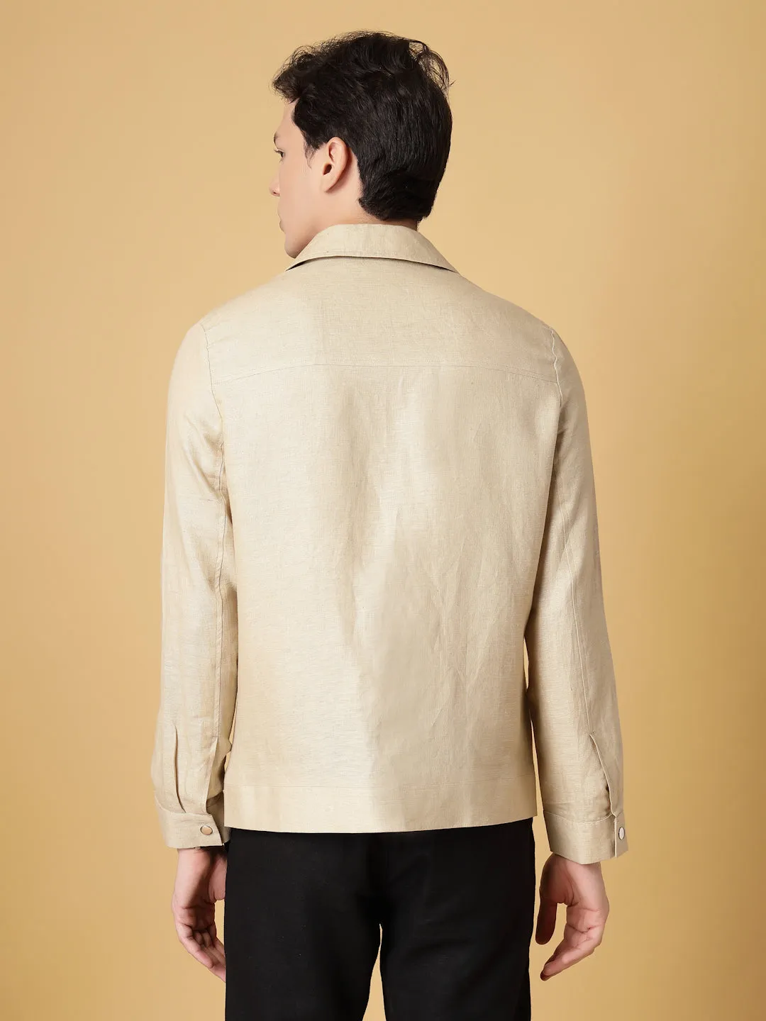 Natural Cotton Hemp Shacket