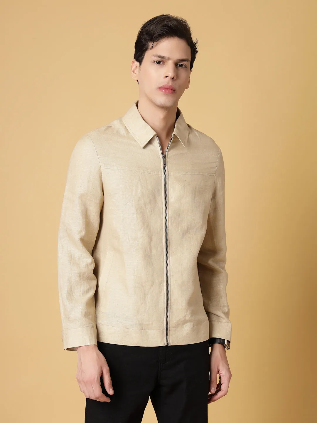 Natural Cotton Hemp Shacket