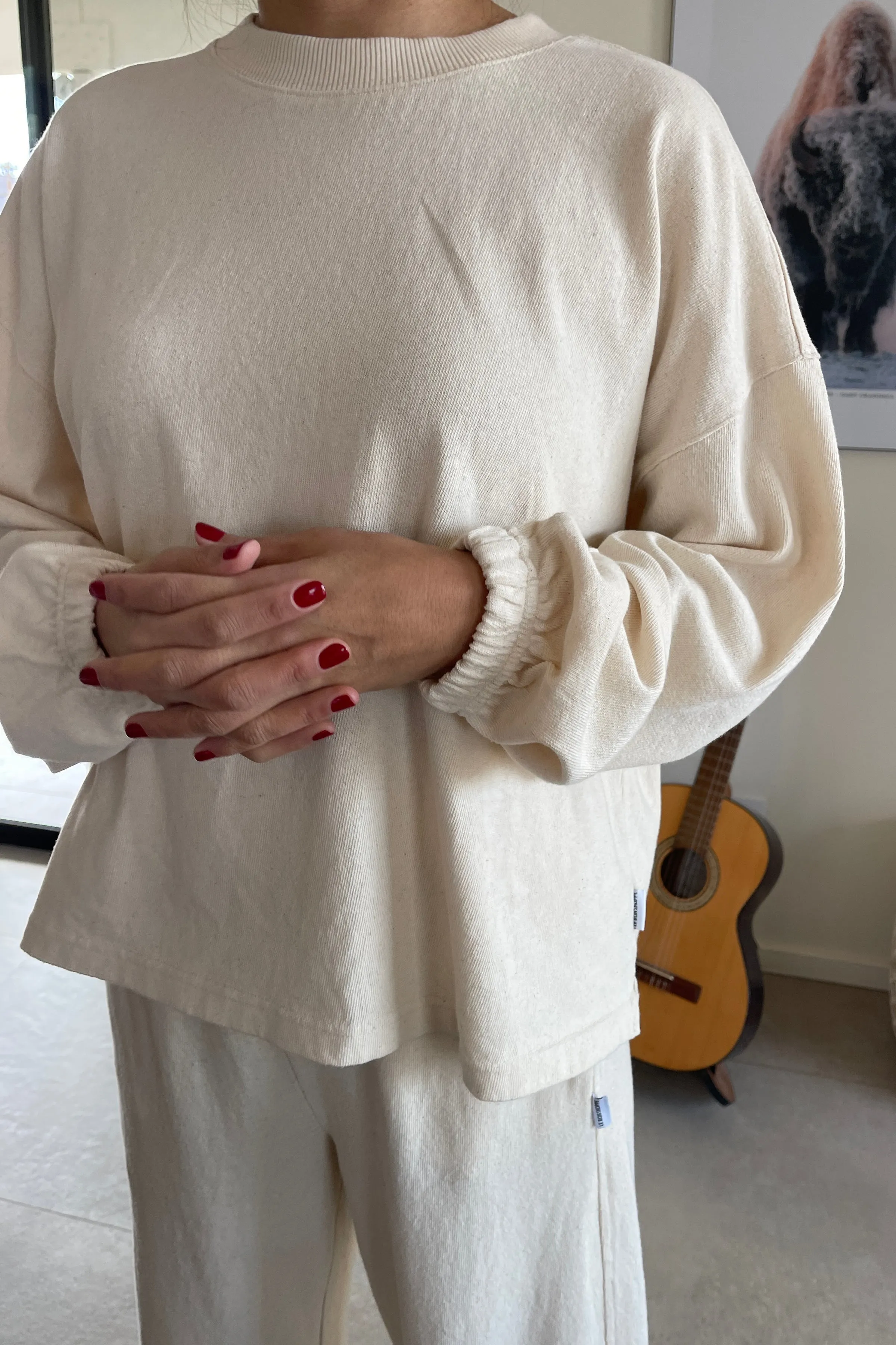 Naturalle Tee in Naturel | Le Bon Shoppe