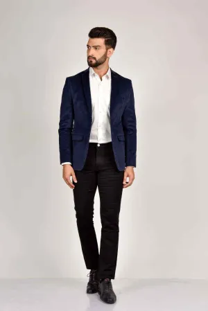 Navy Cord Blazer